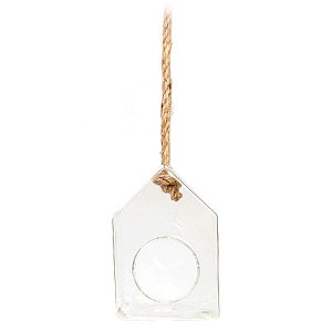 Casa Decorativa com Abertura Incolor Tamanho P (Glass) - 1 Unidade