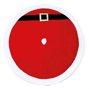 Saia Roupa Noel Vermelho 50 cm