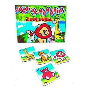 Lembrancinha Infantil - Jogo da Memória Zoológico