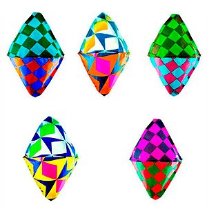 Balão Decorativo de Papel Seda para Festa Junina - 05 Un