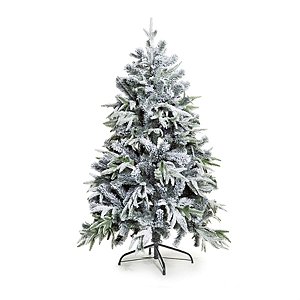 Árvore de Natal Rosario Nevada 264H Verde e Branco 120cm