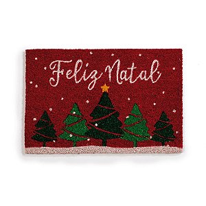 Capacho de Natal Feliz Natal Colorido (Capachos Natalinos) - 1 Unidade