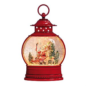 Cenário de Água Noel e Rena Vermelho