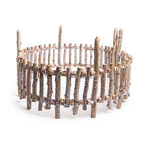 Cerca de Madeira Natural