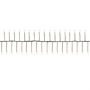 Pisca Pisca com 180 Leds Branco Quente Cordão Cobre 2,50m Bivolt