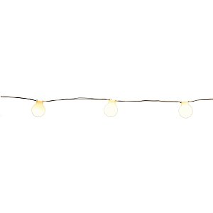 Pisca Pisca com 20 Leds Bolas Branco Quente Cordão de Arame 1,90m 2 Pilha AA