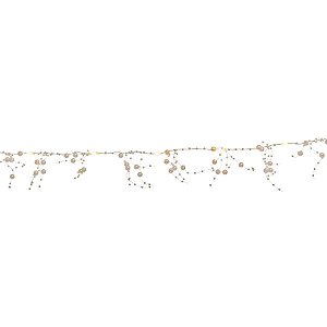 Pisca Pisca com Perolas 20 Leds Branca Quente Cordão Incolor 2,03m 3 Pilha AA
