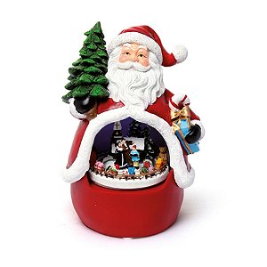 Corpo Noel com Família Colorido (Bibelots Musicais)