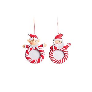 Enfeite Pendurar Porta Retrato Elfo - 2 Un