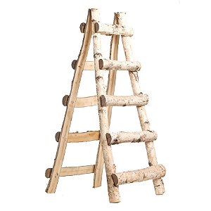 Escada Decorativa Chaléa Marrom Tamanho G