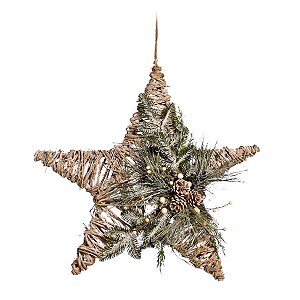 Estrela de Galhos Secos Marrom 60cm (Chalé)