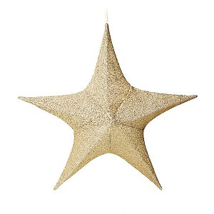 Estrela Decorativa Glitter Nude 110 cm (Shine)