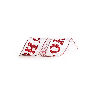 Fita Hohoho Vermelho e Branca 63 cm (Sweet Sugar) - 3 Un