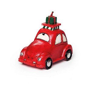 Fusca Pacote de Presente Vermelho
