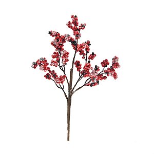 Galho com Cerejas Vermelho (Galhos Médios) - 1 Un