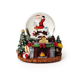 Globo Noel na Lareira