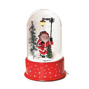 Globo Noel Vermelho Bivolt (Cenários com Movimento)