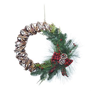 Guirlanda de Galhos Secos Marrom 40cm