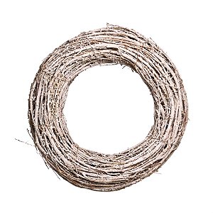 Guirlanda de Rattan Nevada Branco Tamanho P
