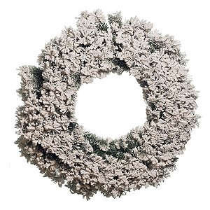 Guirlanda de Natal Nevada 280 Hastes Branco 80cm