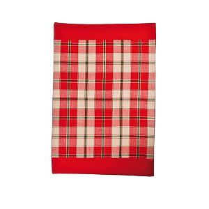 Jogo Americano Xadrez Vermelho e Branco 35X50cm (Homemade)