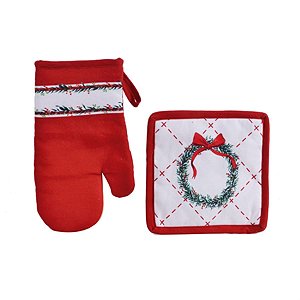 Kit Guirlanda Vermelho e Branco - 2 Un