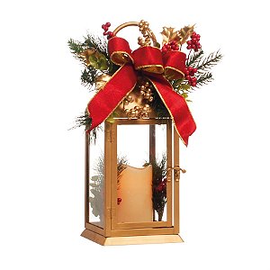 Lanterna em Metal com 1 Vela Colorido