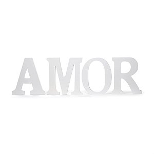 Letras Decorativas Amor Branco Tamanho G