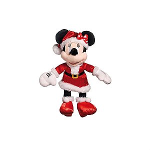 Minnie de Pelúcia com Roupa Vermelho 30 cm