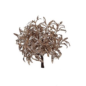 Pick com Folhagem Glitter Nude (Picks) - 1 Un