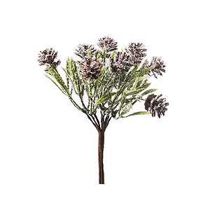 Pick Nevado Folhagem Vermelho e Marfim - 1 Un