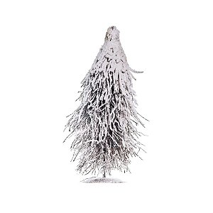 Pinheiro de Galhos Nevado Branco 47cm