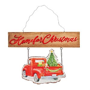 Placa de Madeira Colorido (Farm House)