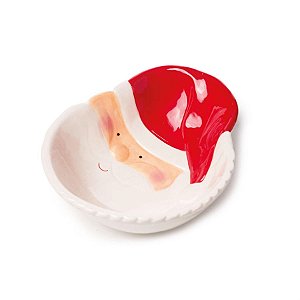 Prato Formato Papai Noel Vermelho e Branca (Tradition) - 4 Un