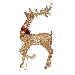 Rena com Led Bivolt Ouro Tamanho G (Marrocos)