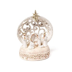 Sagrada Família com Estrela Branco e Ouro (Sagrada Família)