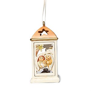 Sagrada Família Lampião Led Branco e Ouro (Sagrada Família)