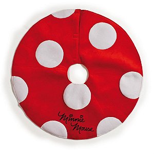 Natal Disney - Saia Árvore Minnie Vermelho e Branco 75cm