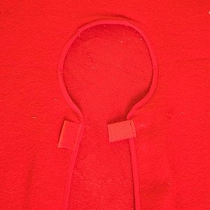 Saia Flocos Neve Ouro e Vermelho 120cm