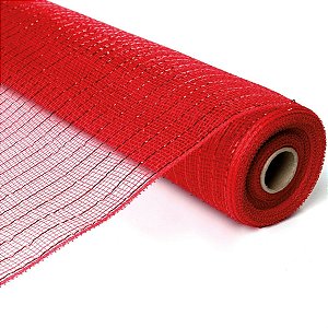 Tela Decorativa Vermelho 50X900cm