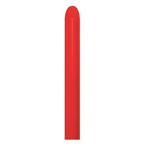 Balão Látex Twist Fashion Vermelho 260'' / 5x150cm - 50 Un
