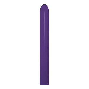 Balão Látex Twist Fashion Violeta 260'' / 5x150cm - 50 Un