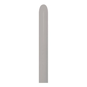 Balão Látex Twist Fashion Cinza 260'' / 5x150cm - 50 Un
