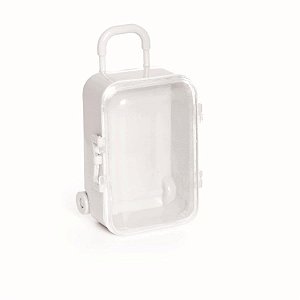Mini Maletinha Retângularbranco - 8 Un