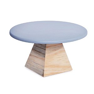 Boleira Triangulo Cinza 20x20x10
