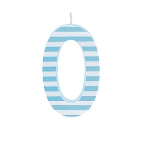 Cromus - Vela Grande n° 0 Listras Azul e Branco - 1 unidade