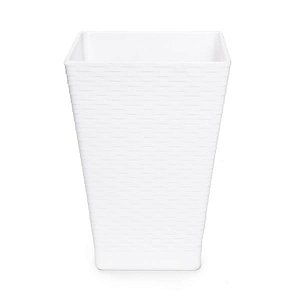 Vaso Quadrado Branco 13,8x13,8x20