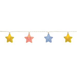Varalzinho de Led Estrelas Coloridas