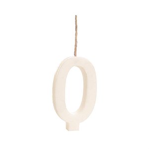 Cromus - Vela n° 0 Colorido Branco - 1 unidade