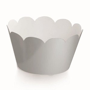 Wraps para Cupcake Prata 21,5x5 - 12 Un